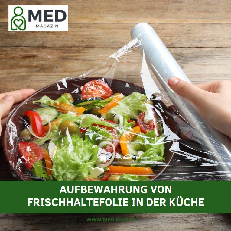 Aufbewahrung von Frischhaltefolie in der Küche