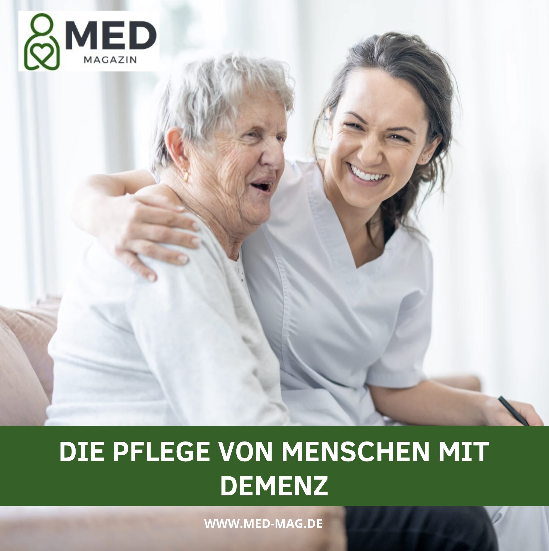 Die Pflege von Menschen mit Demenz