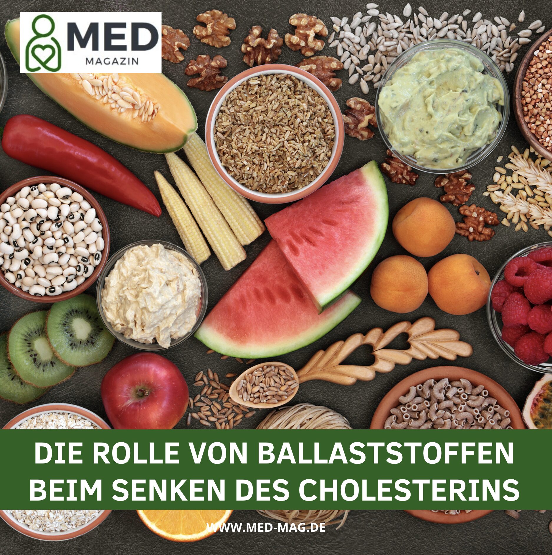Die Rolle von Ballaststoffen beim Senken des Cholesterins