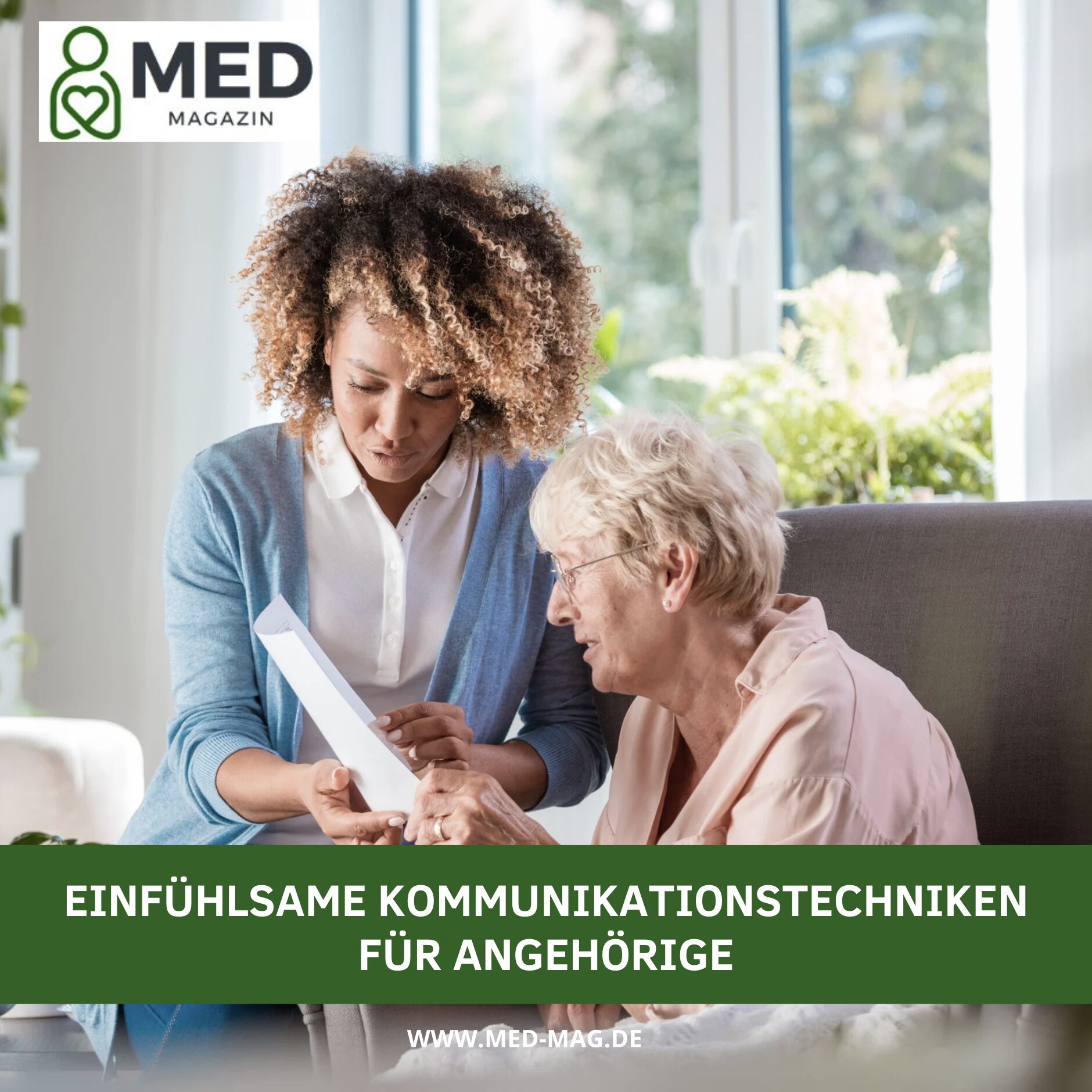 Einfühlsame Kommunikationstechniken für Angehörige