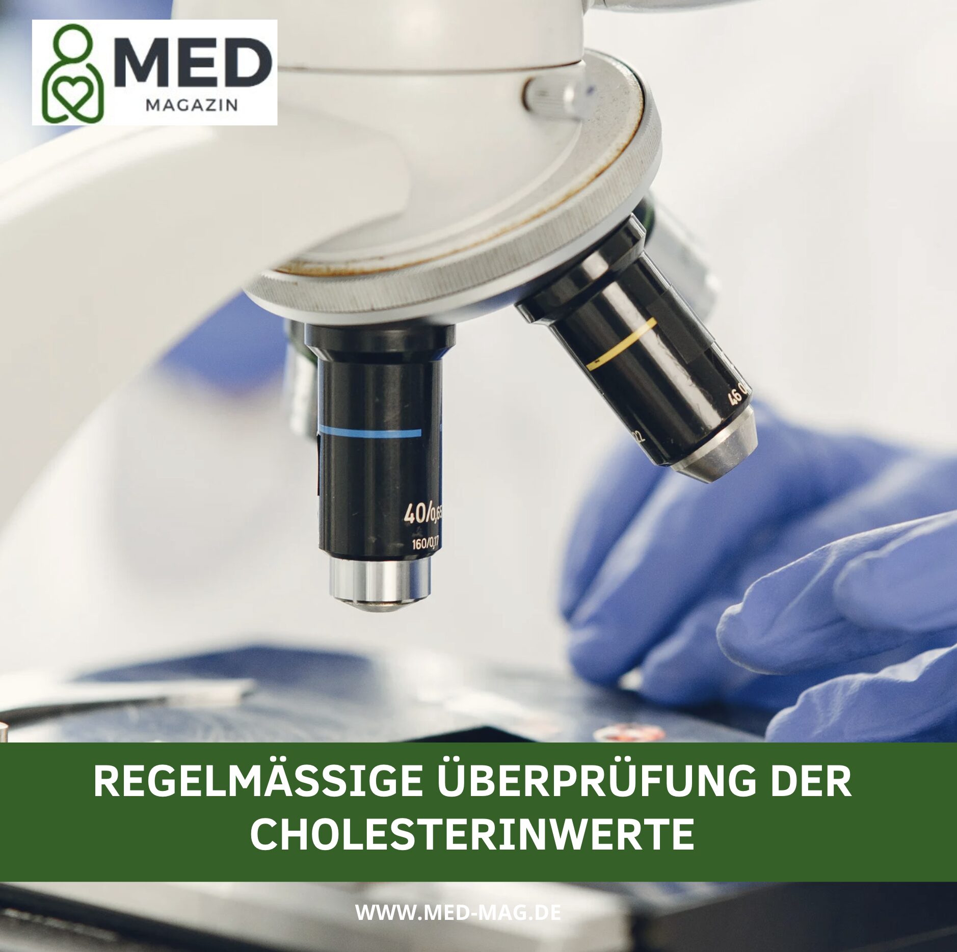 Regelmäßige Überprüfung der Cholesterinwerte