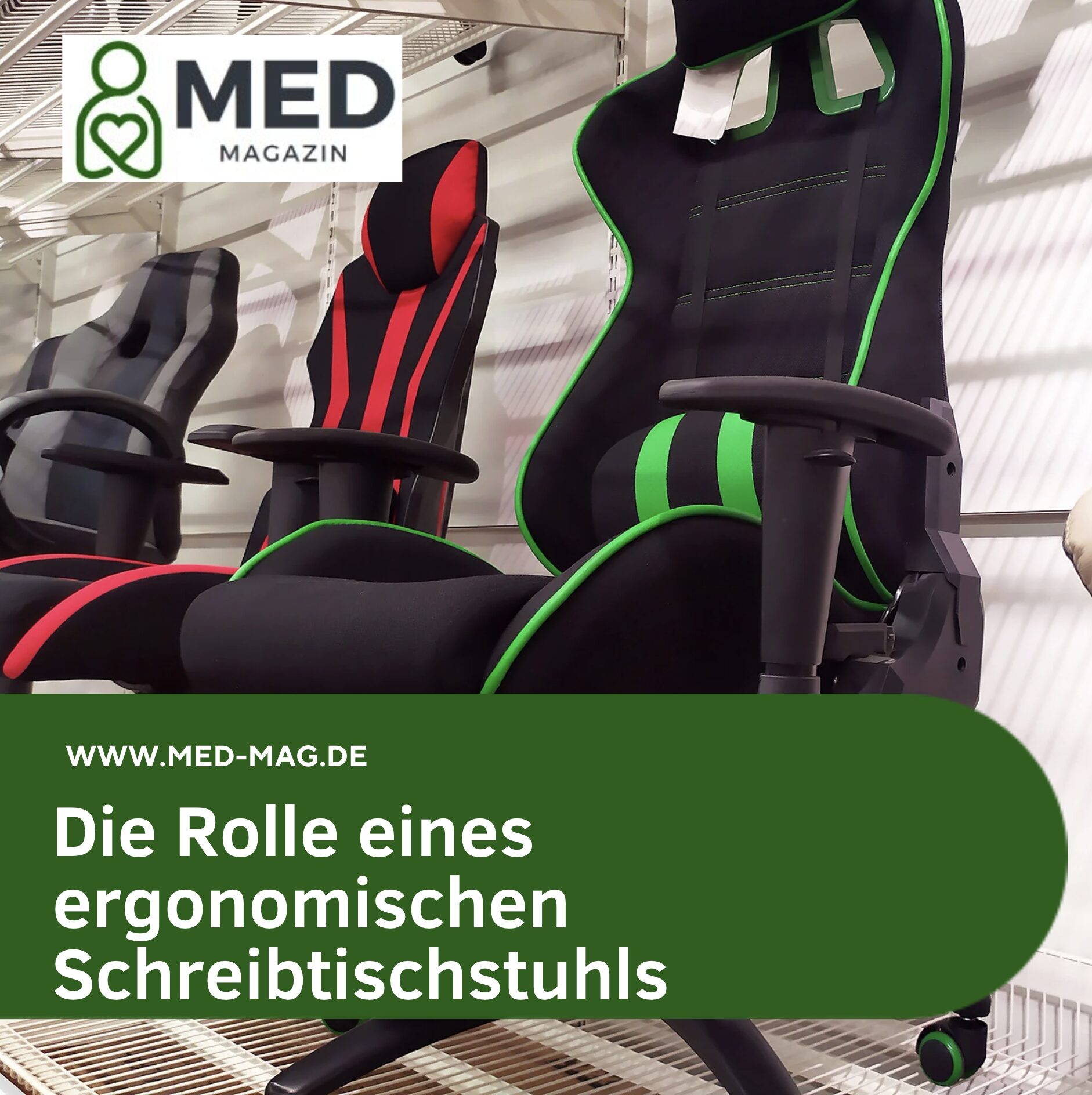 Die Rolle eines ergonomischen Schreibtischstuhls
