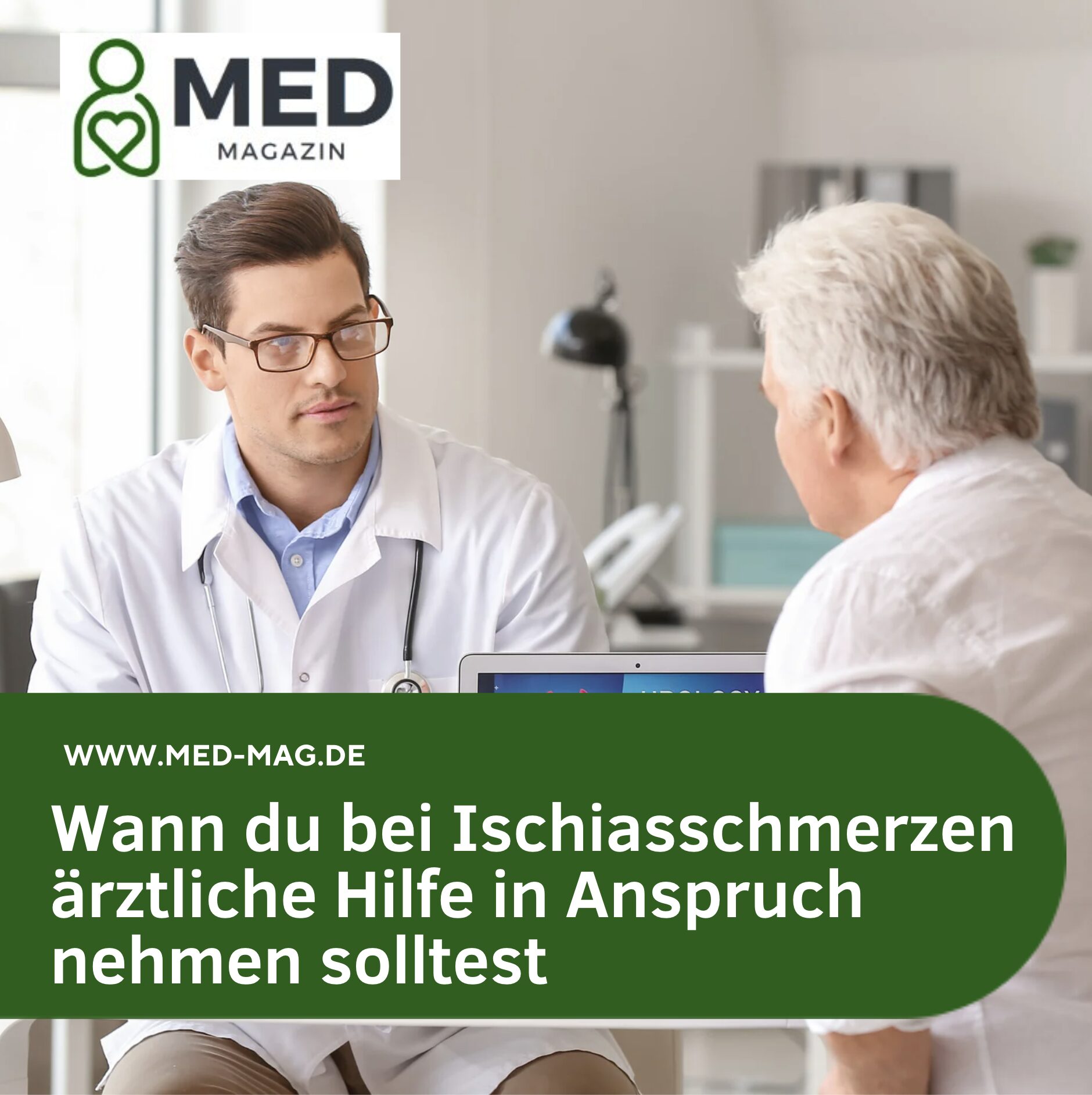 Wann du bei Ischiasschmerzen ärztliche Hilfe in Anspruch nehmen solltest