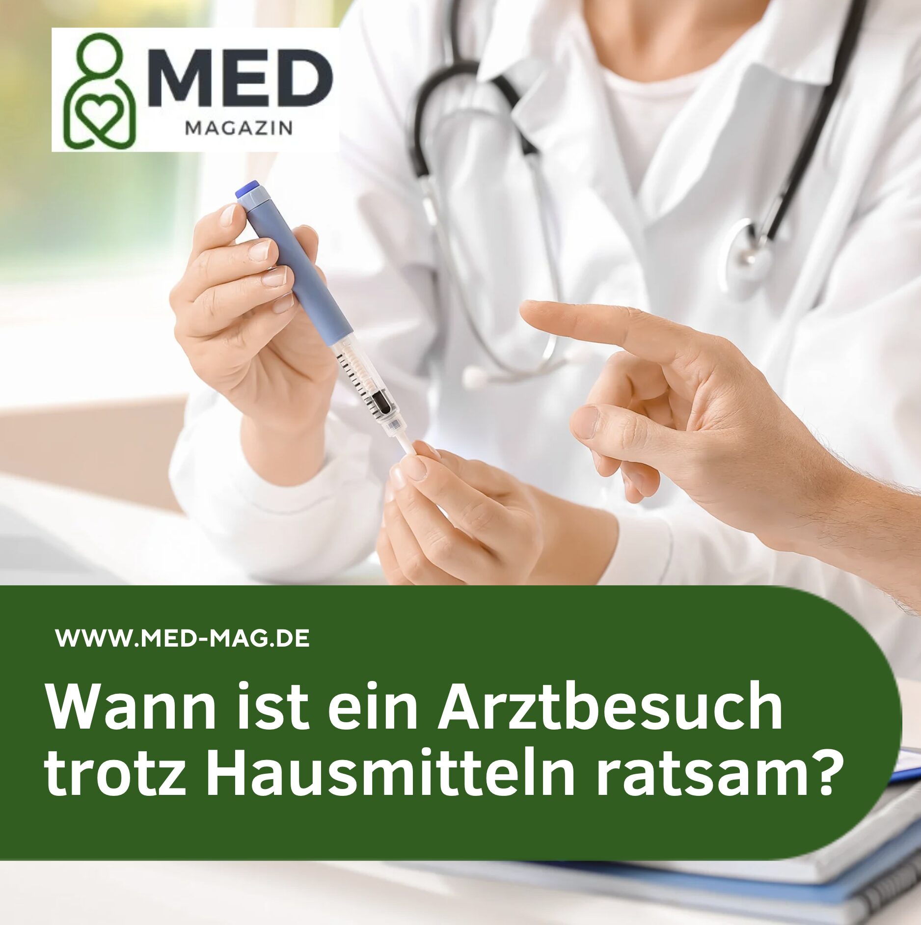 Wann ist ein Arztbesuch trotz Hausmitteln ratsam?