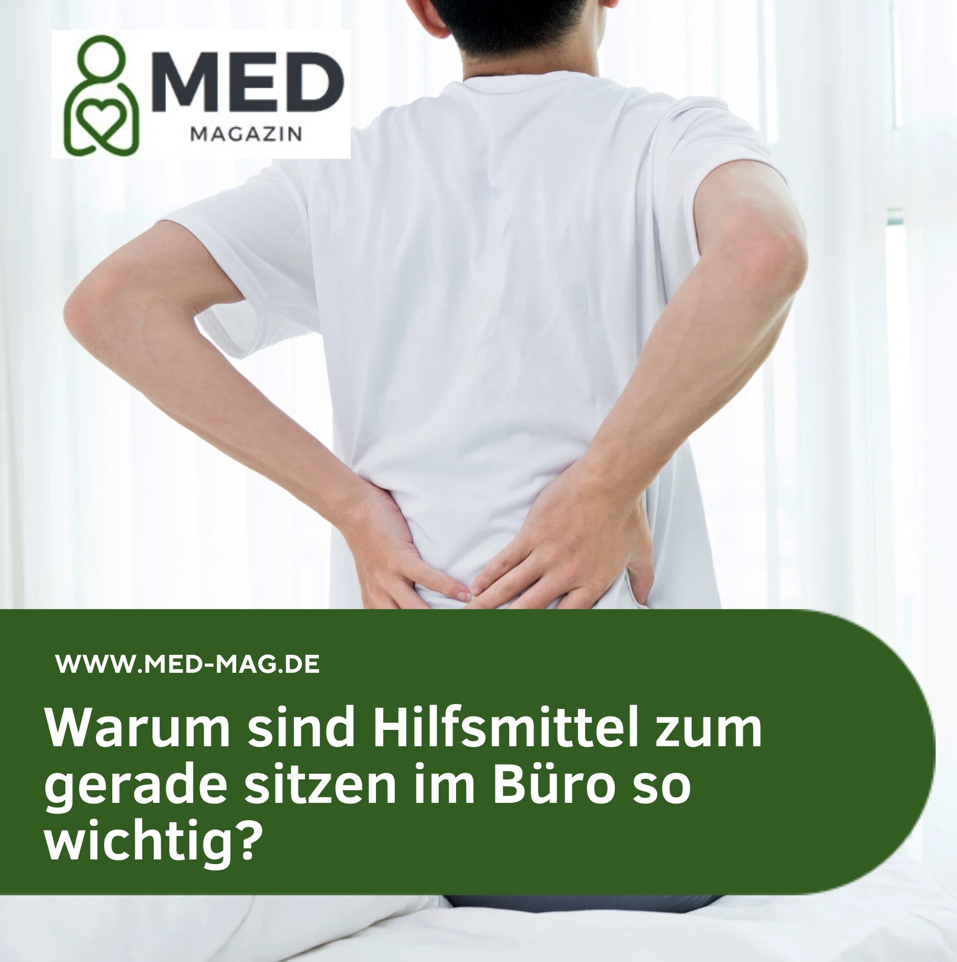 Warum sind Hilfsmittel zum gerade sitzen im Büro so wichtig?
