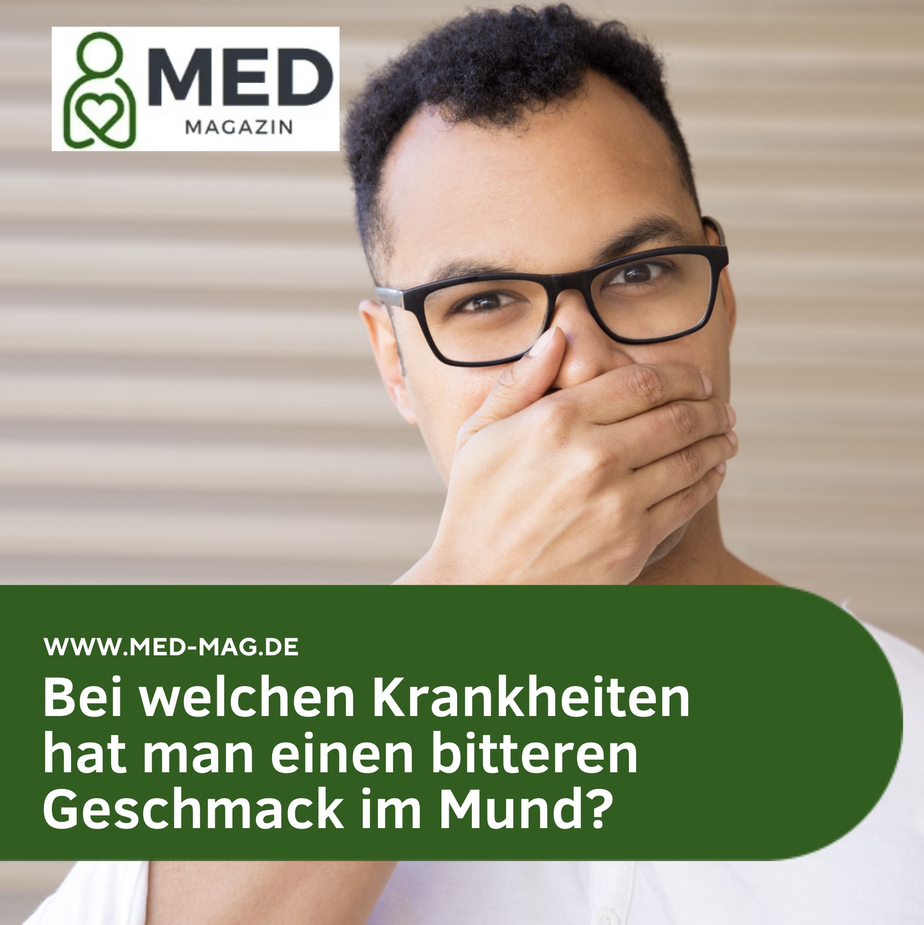 Bei welchen Krankheiten hat man einen bitteren Geschmack im Mund? Bei welchen Krankheiten hat man einen bitteren Geschmack im Mund?