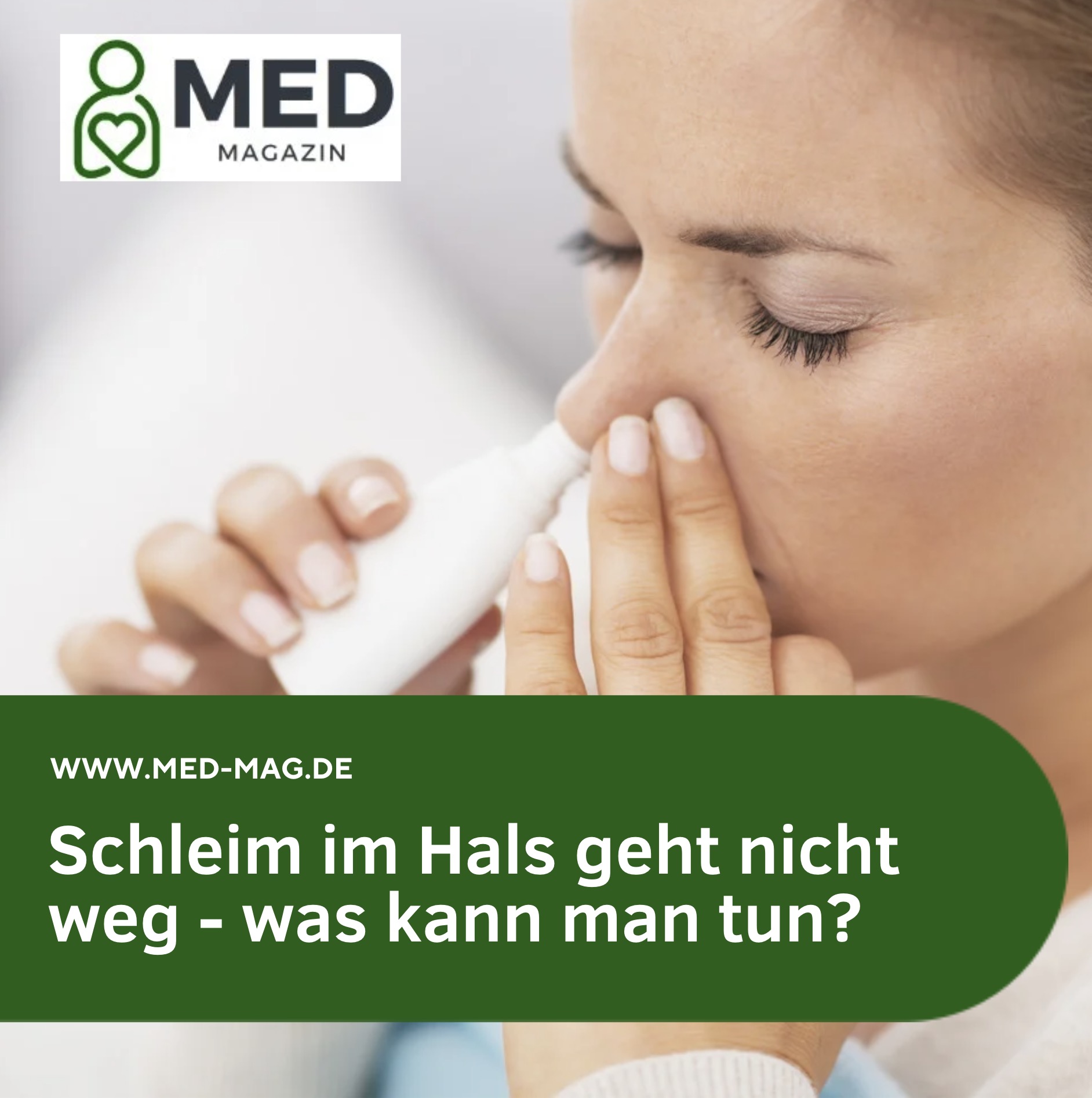 Schleim im Hals geht nicht weg - was kann man tun? Schleim im Hals geht nicht weg - was kann man tun?