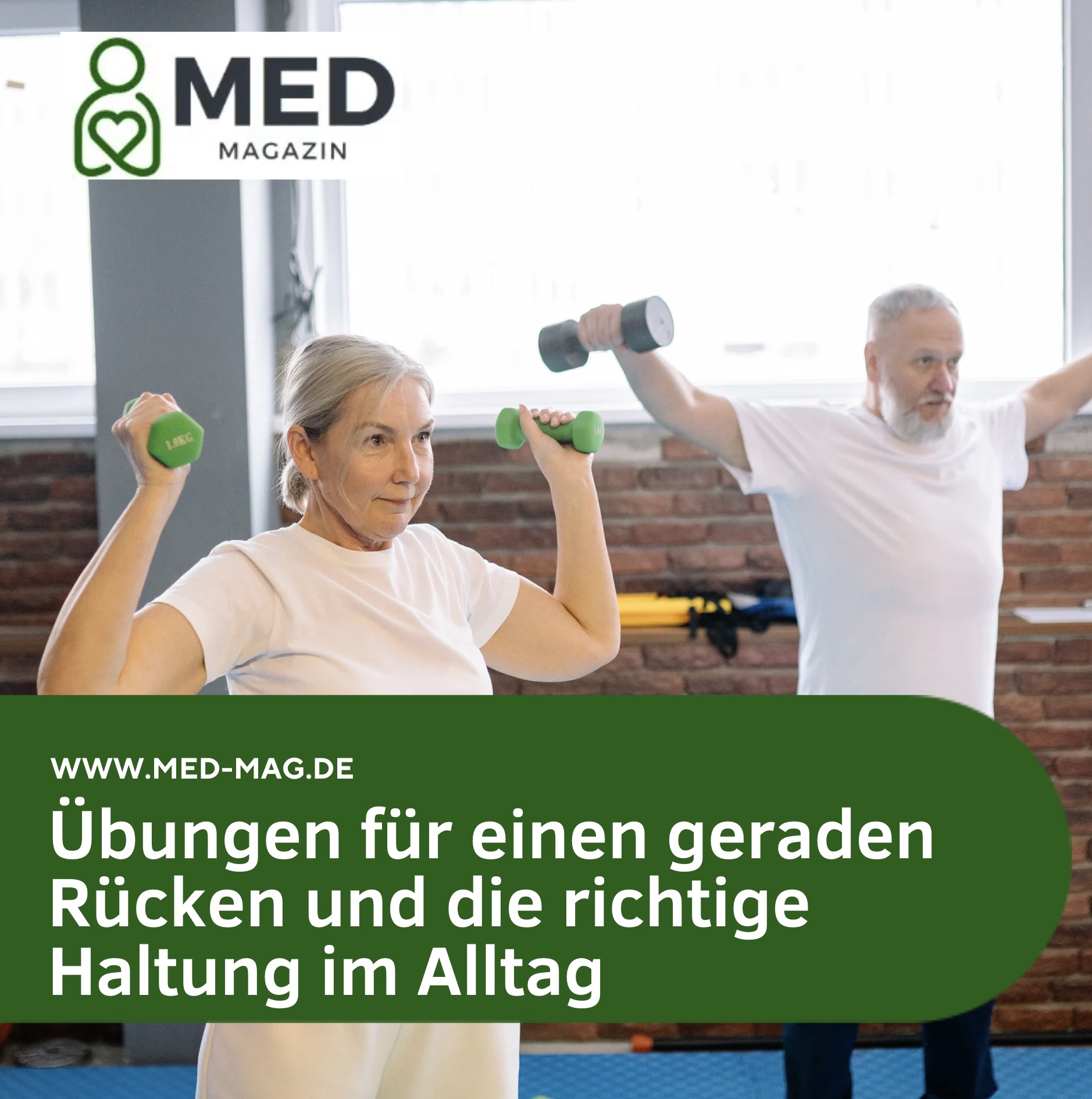 Übungen für einen geraden Rücken und die richtige Haltung im Alltag